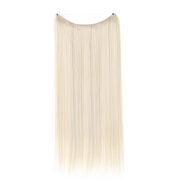 SARLA Halo Invisible Wire Synthetic Hair Extension-No Clip image