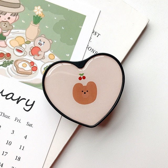 Cute Cartoon Mobile Phone Grip Bracket - 17 image