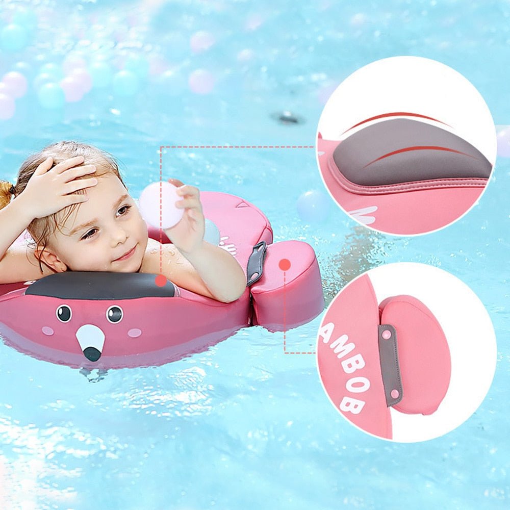 Non-Inflatable Solid Baby Float Swimming Ring Swim Float Waist Float Ring Floats Pool Toys Swim Trainer for Boys and Girls image 3