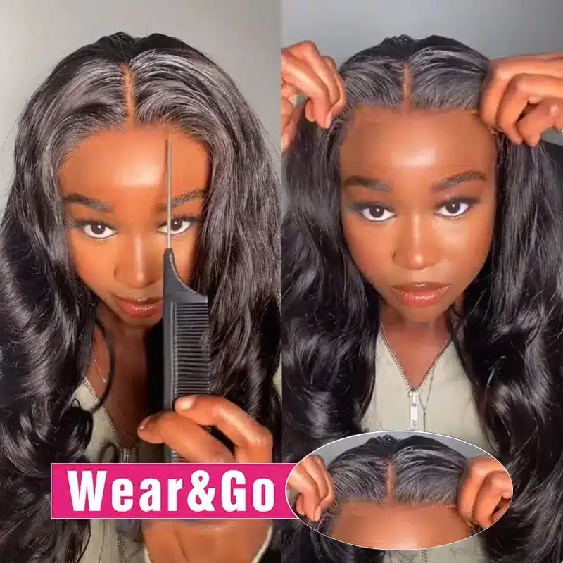 Wear & Go Glueless Brazilian Body Wave 13x6 HD Lace Wig ‚Äì Pre-Plucked, Ready-to-Wear Human Hair for Effortless Style image 7