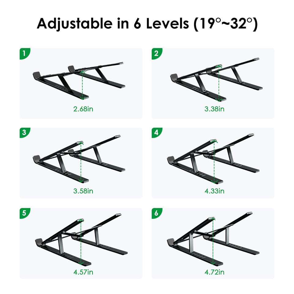 LINGCHEN Foldable Laptop Stand for MacBook Pro and Notebook image 12