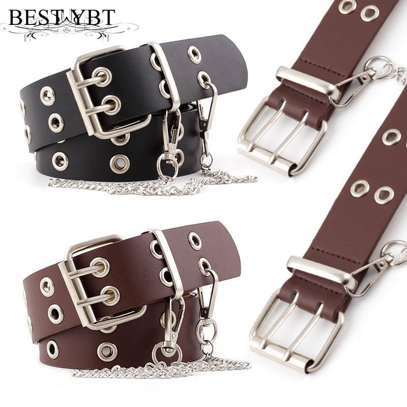 YBT Women Leather Pin Buckle Belt image 8