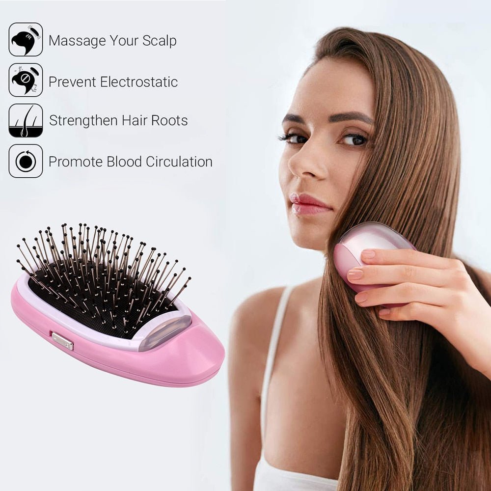Portable Electric Ionic Hairbrush image 6
