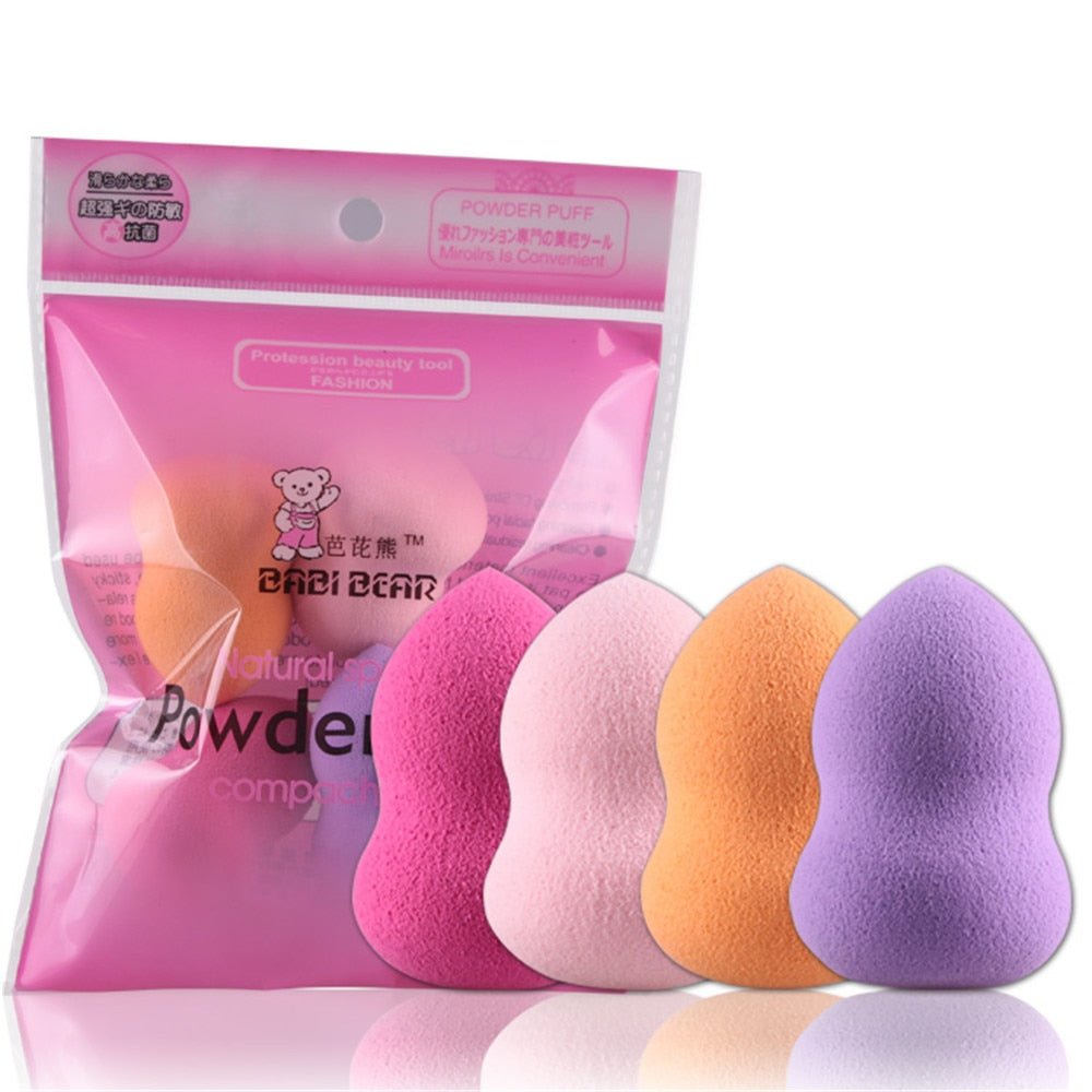 4 Piece/Pack Cosmetic Foundation Puff Beauty Makeup Sponges image 0