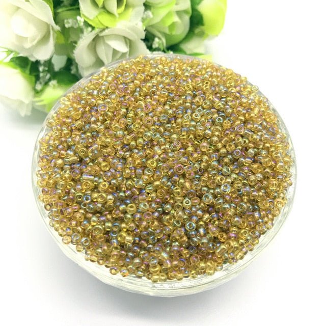 1000pc Czech Glass Seed Beads Accessories for Bracelet and Necklace Jewelry Making - 58 image