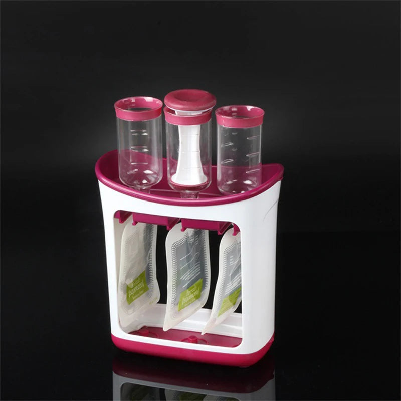 Squeeze Station Food Maker ‚Äì Homemade Baby Food & Juice Dispenser with Storage Pockets image 4