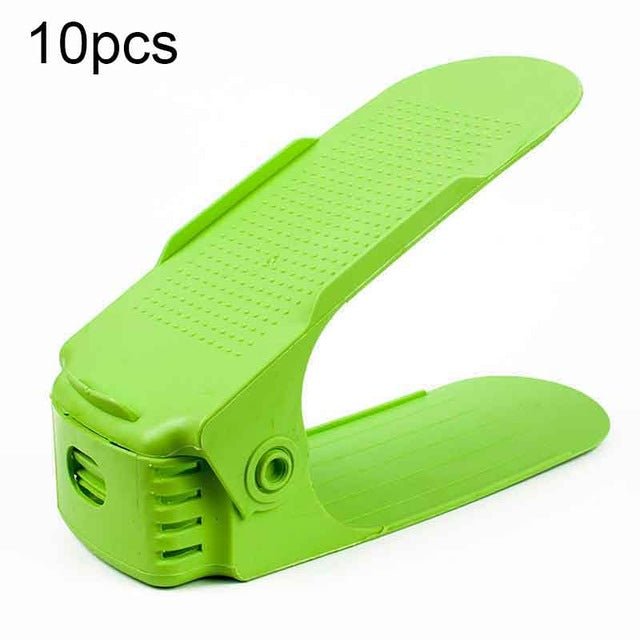 10pcs Durable Adjustable Shoe Organizer image 1