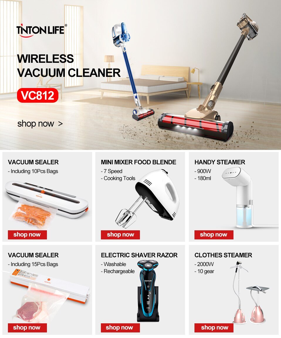 TintonLife 220V/110V Household Food Vacuum Sealer image 9