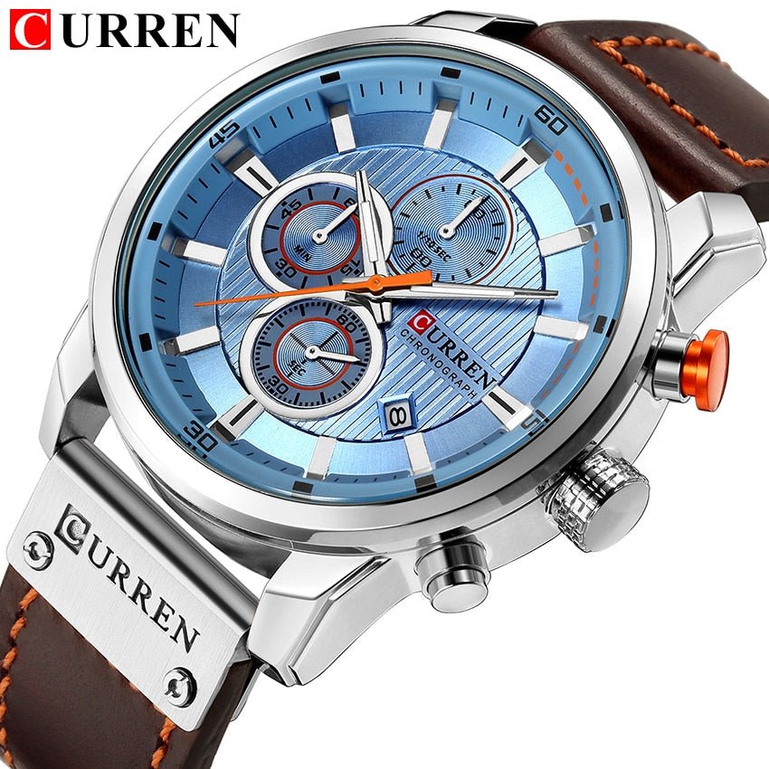 Top Brand Luxury Chronograph Quartz Watch image 30