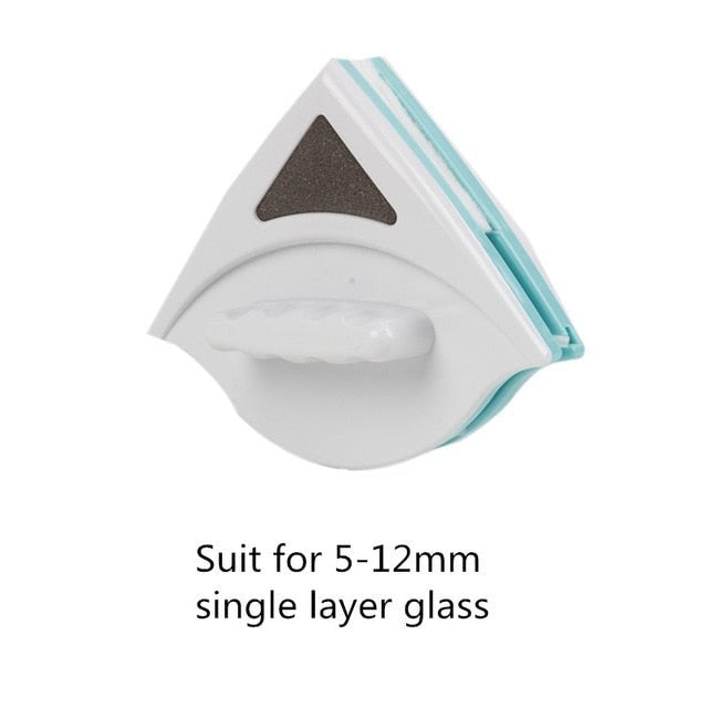Handheld Portable Double Sided Magnetic Window and Glass Cleaning Brush - 5-12mm image