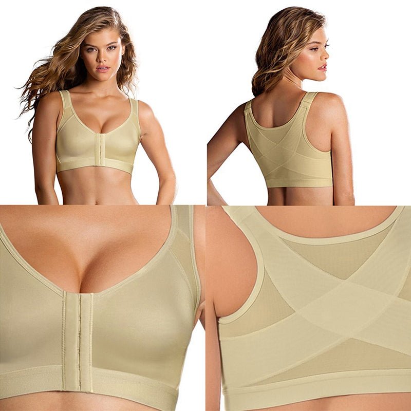 5XL Posture Corrector Lift Up Bra Women New Cross Back Bra Breathable Underwear Shockproof Sports Support Fitness Vest Bras image 19