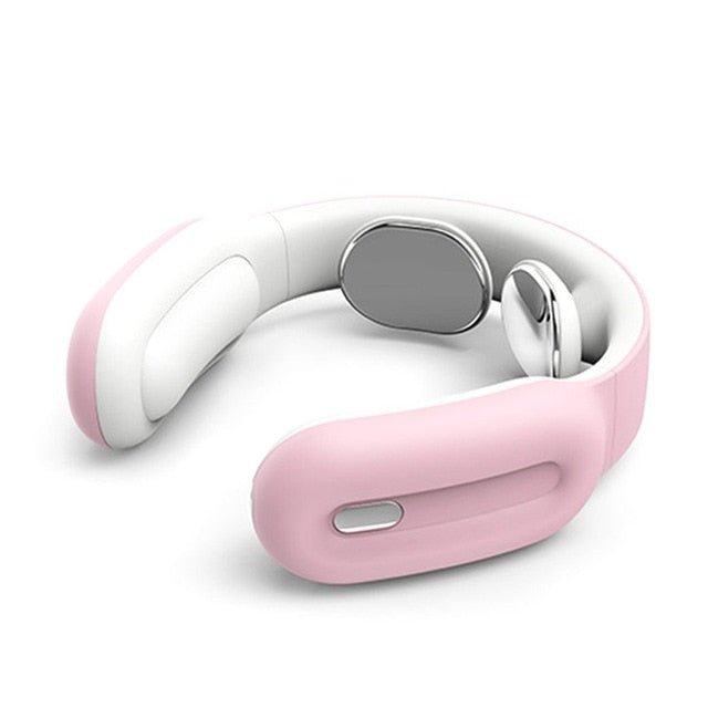 Smart Shoulder Neck Cervical Wireless Massager - Imported, Pink image