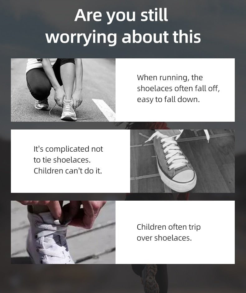 Elastic No Tie Semicircle Metal Lock Shoe Laces For Kids and Adult Sneakers and All Shoes image 6