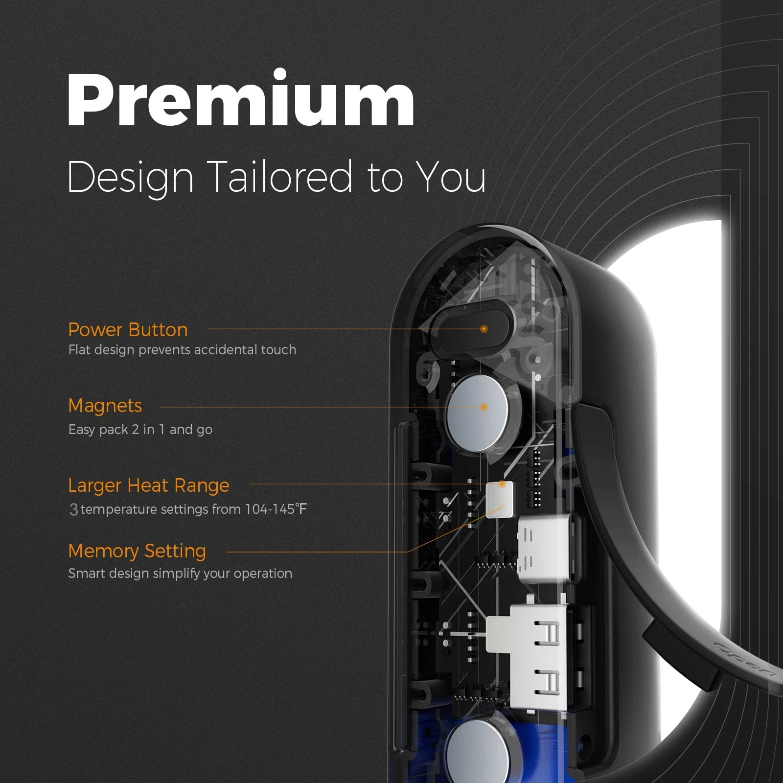 2-in-1 Magnetic Rechargeable Hand Warmers – Portable Electric Pocket Heater & Tech Gift for Outdoors image 4