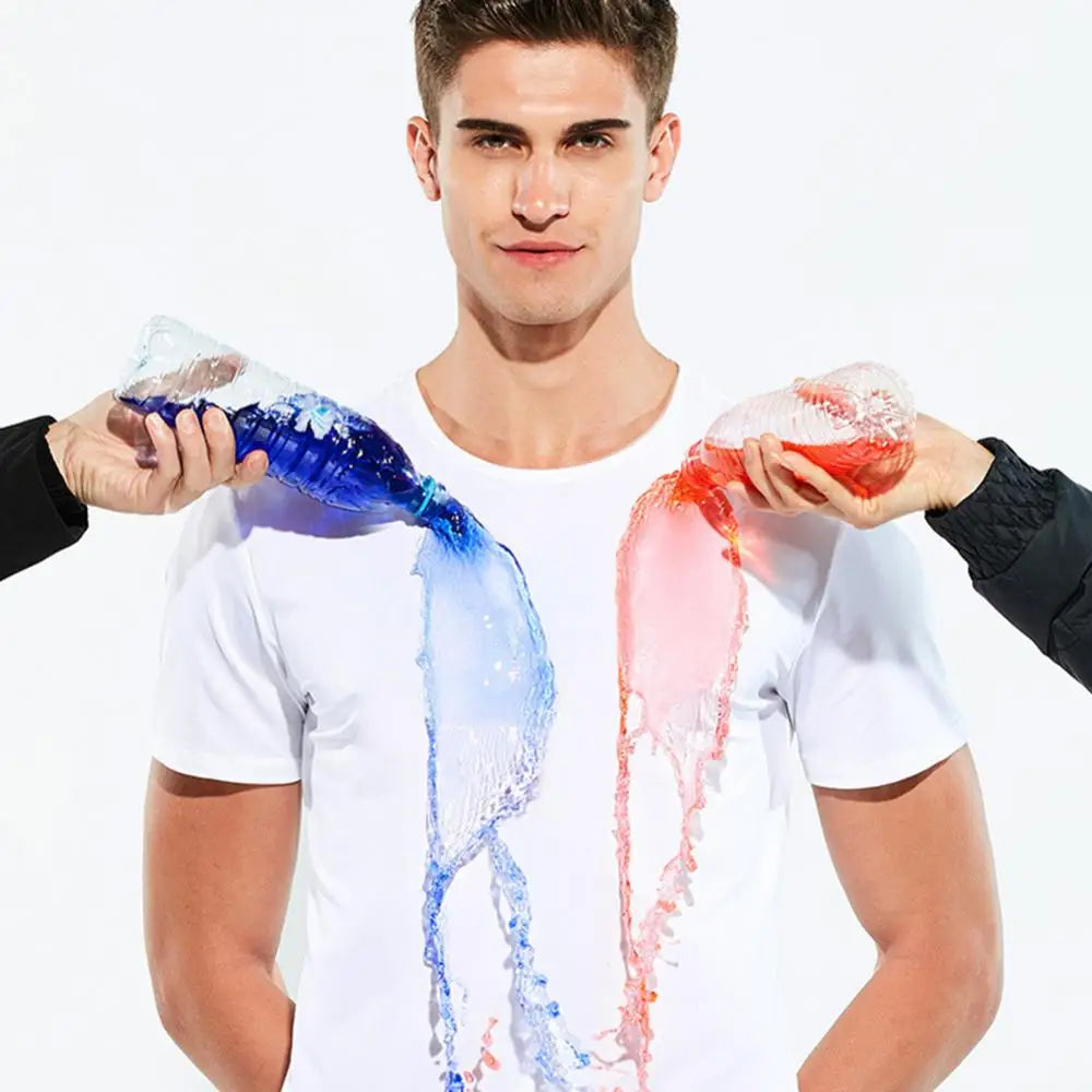 Hydrophobic Waterproof Men‚Äôs Quick-Dry T-Shirt ‚Äì Soft, Breathable, and Wear-Resistant image 0
