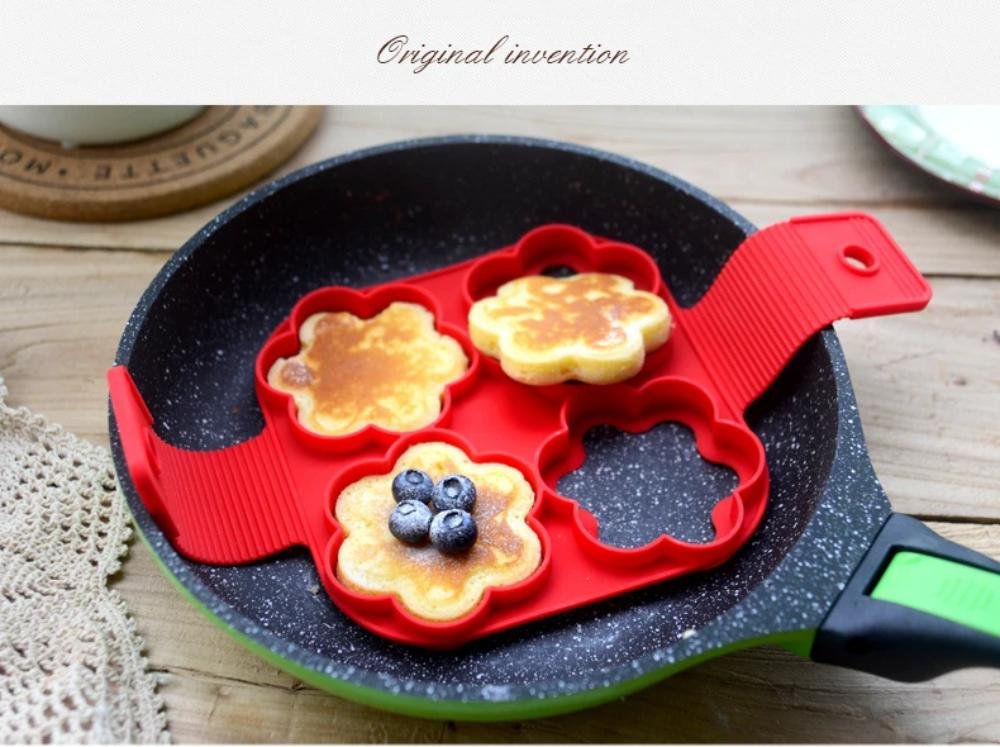 1Pcs Non Stick Silicone Fantastic Egg Pancake Maker image 14