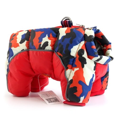 Winter Pet Dog Clothes | Super Warm Pet Waterproof Jacket - Red Dog Clothes, XXL image