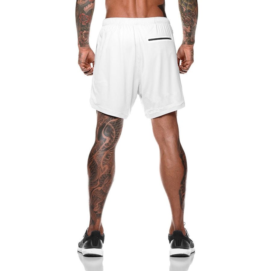 Mens 2 in 1 Running Jogging and Leisure Shorts image 49