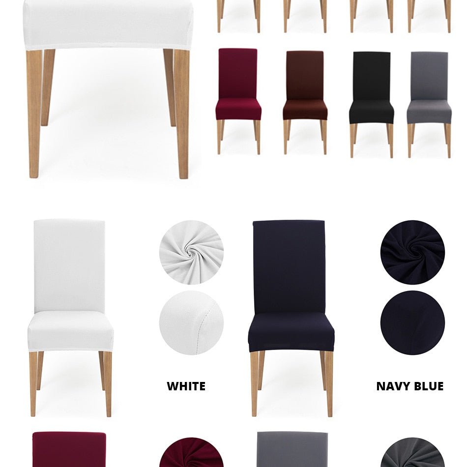 Elegant Jacquard Spandex Dining Chair Cover ‚Äì Stretch Fit for Weddings & Events image 1