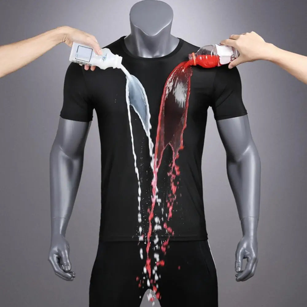 Hydrophobic Waterproof Men‚Äôs Quick-Dry T-Shirt ‚Äì Soft, Breathable, and Wear-Resistant image 4