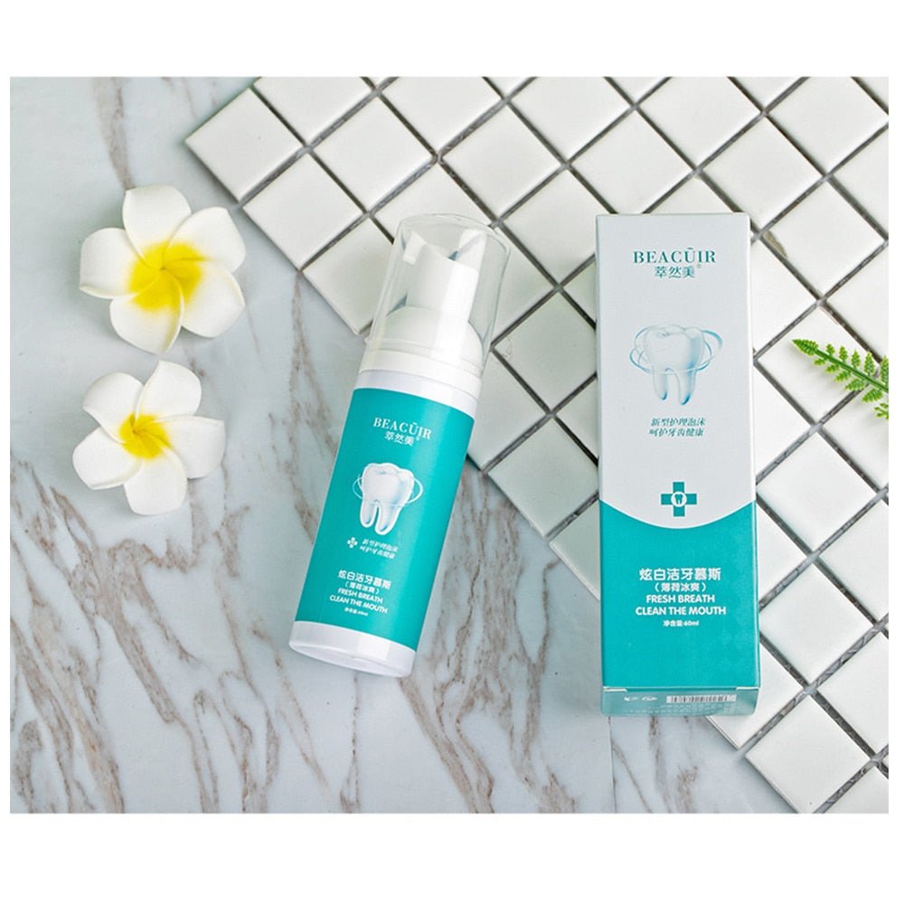 BEACUIR Tooth Whitening Cleaning Mousse – Fresh Breath & Bright Teeth Toothpaste image 3