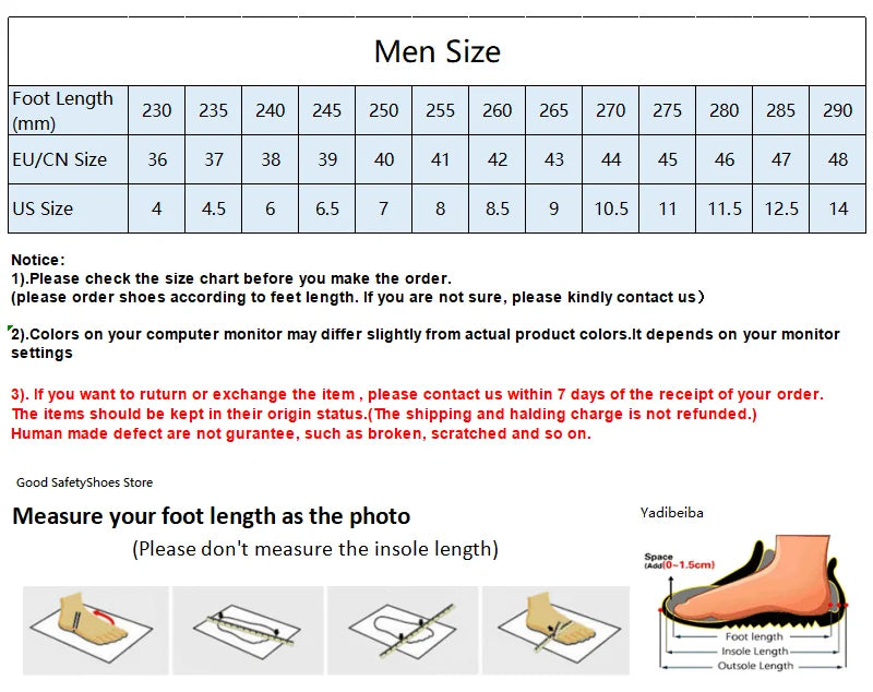 Air Mesh Steel Toe Safety Shoes – Lightweight, Breathable, Puncture-Proof Work Boots image 8
