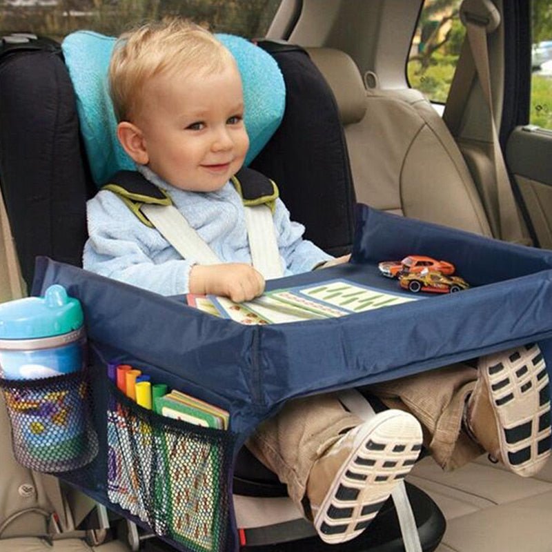 2PCS Waterproof Baby Car Seat Tray Stroller for Kid Toys, Games and Food image 1