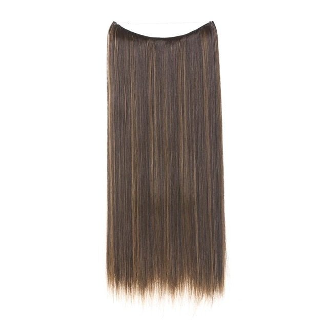 SARLA Halo Invisible Wire Synthetic Hair Extension-No Clip image