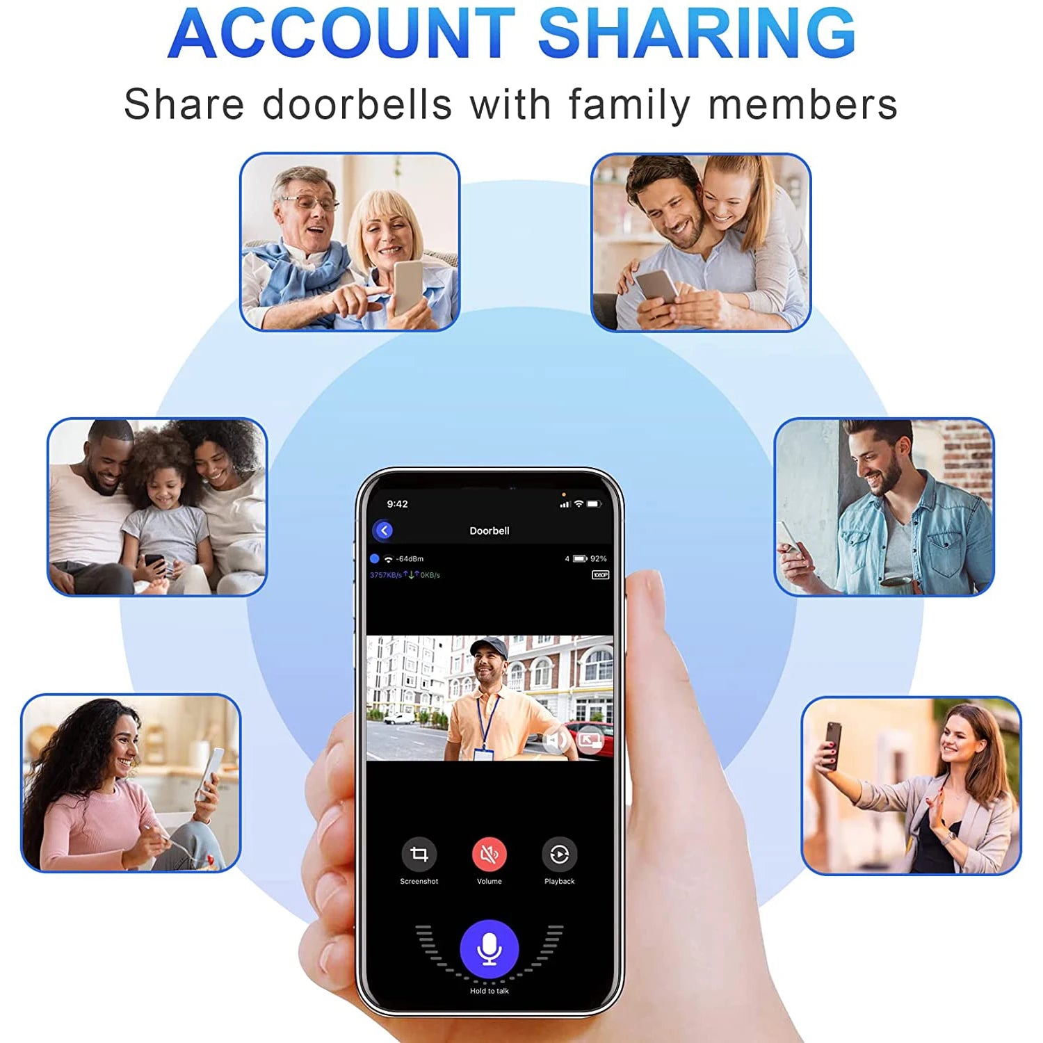 1080P Wireless Video Doorbell Camera ‚Äì WiFi Smart Doorbell with Motion Detection, Night Vision & Tuya Smart Home Integration image 13