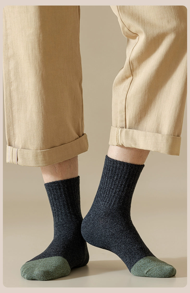 Socks Men's Pure Cotton Sweat Absorbing Breathable Spring, Autumn and Winter Socks image 16