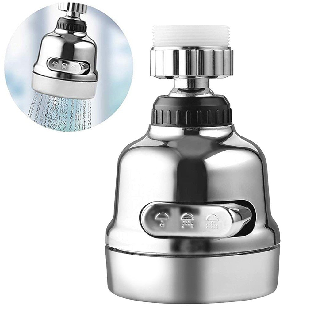 Rotatable Anti-splash Tap Booster Faucet Sprayer Shower Head image 23