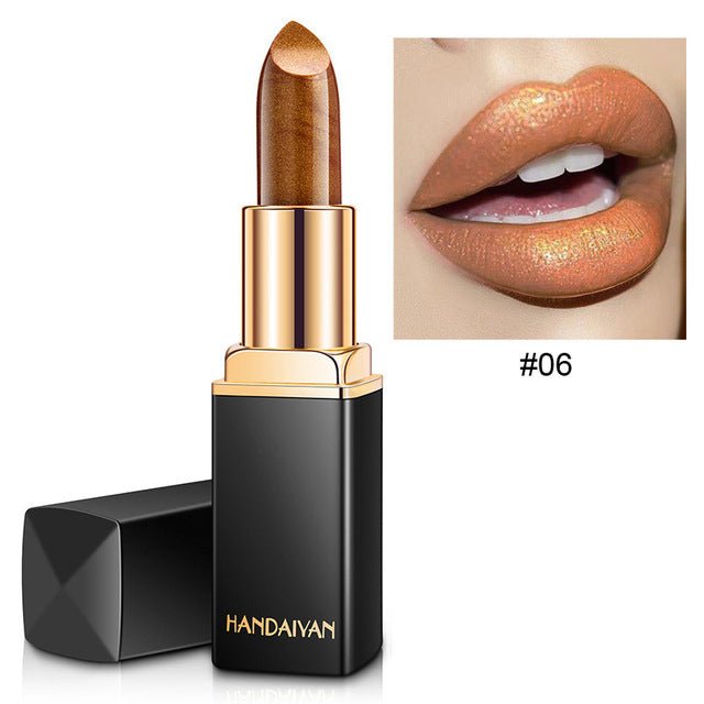 Classy and Professional Waterproof Shimmer Long Lasting Pigment Lipstick Makeup image 11