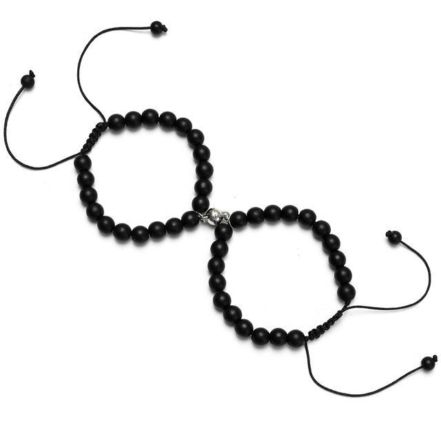 2Pcs/Set Couples Classic Natural Stone Beaded Bracelets image 12