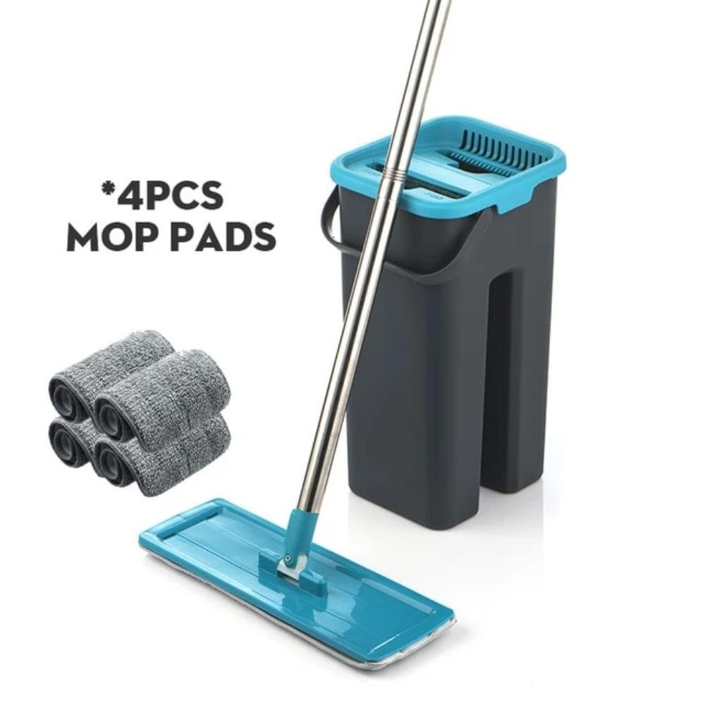Hands-free Flat Squeeze Mop and Bucket Wringer image 16