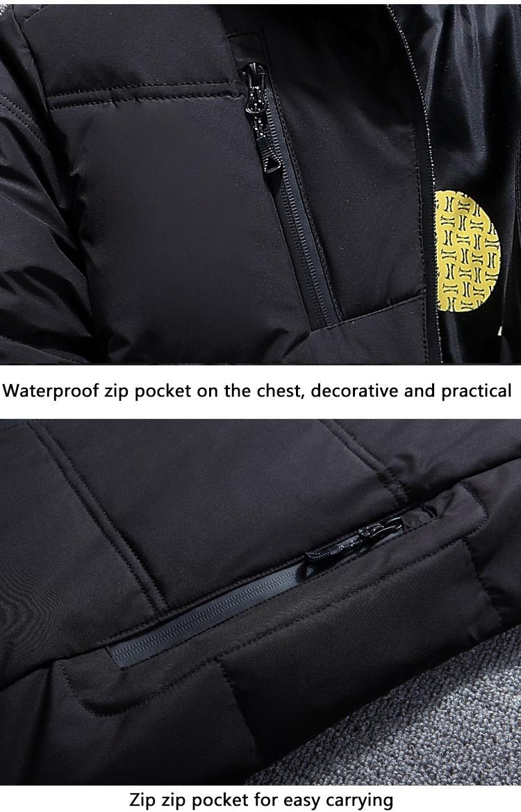New Winter Jacket | Men High Quality Casual Coat | Hood Thick Warm Waterproof Jacket | Male Winter Parkas Outerwear image 19