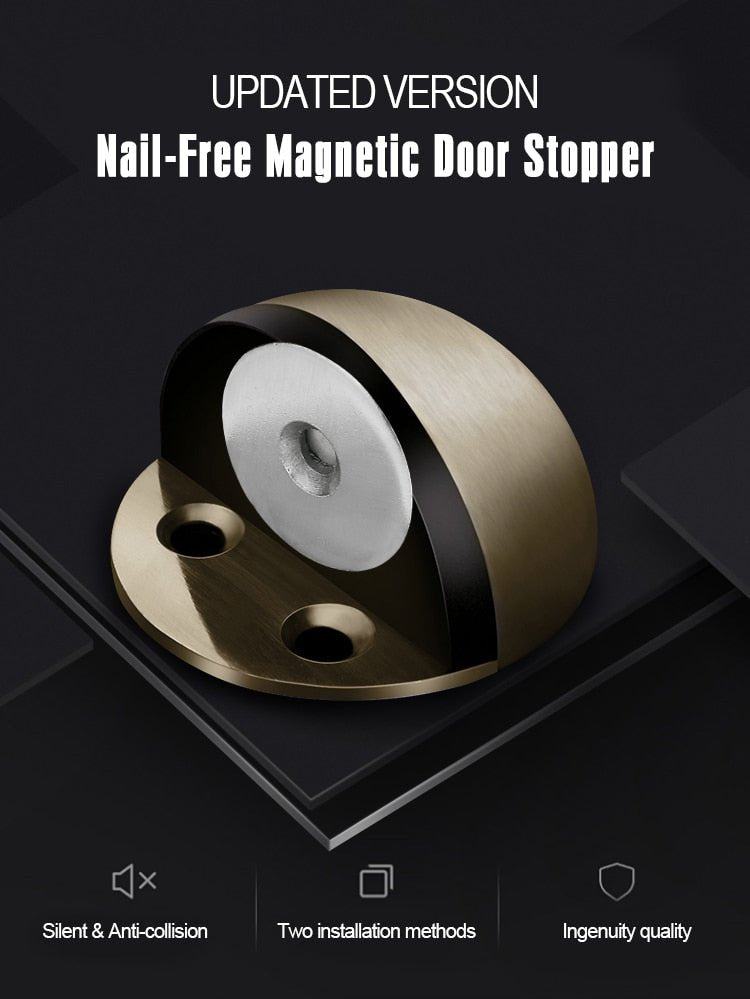 Stainless Steel Rubber Magnetic Door Stopper image 22