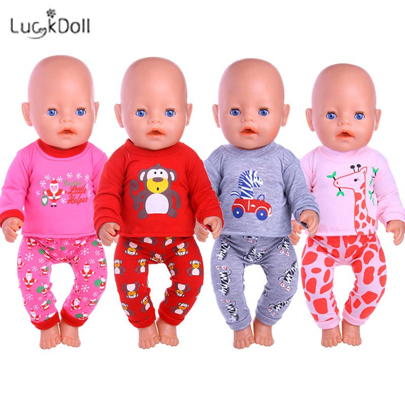 13 Styles Pajamas, Nightgown and Sleepwear Fit | 18 Inch American & 43CM Baby Doll Clothes Accessories image 19