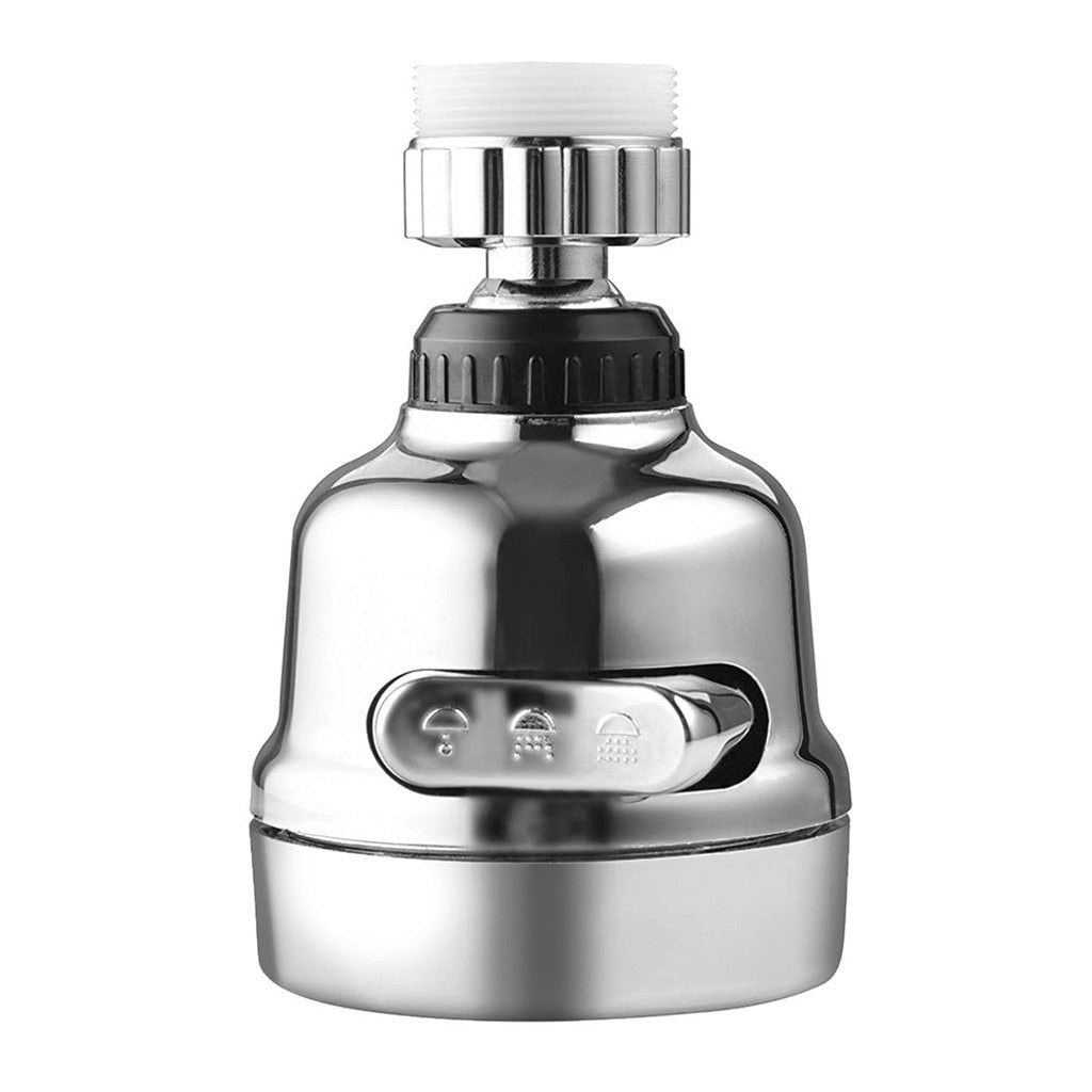 Rotatable Anti-splash Tap Booster Faucet Sprayer Shower Head image 3