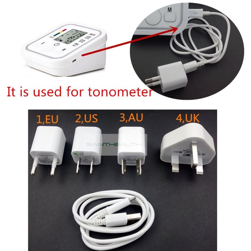 Saint Health Automatic Upper Arm Blood Pressure Monitor – Accurate Sphygmomanometer for Arterial Pressure Measurement image 0