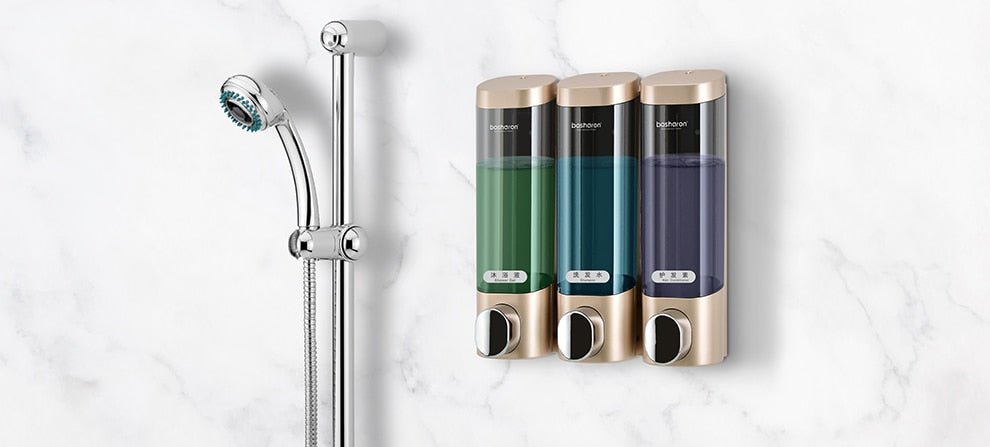 Triple Wall Mountable Liquid Soap Dispenser image 5