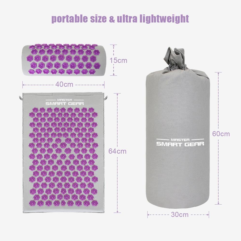 Acupressure Massage Yoga Mat Set with Free Carrying Bag image 16