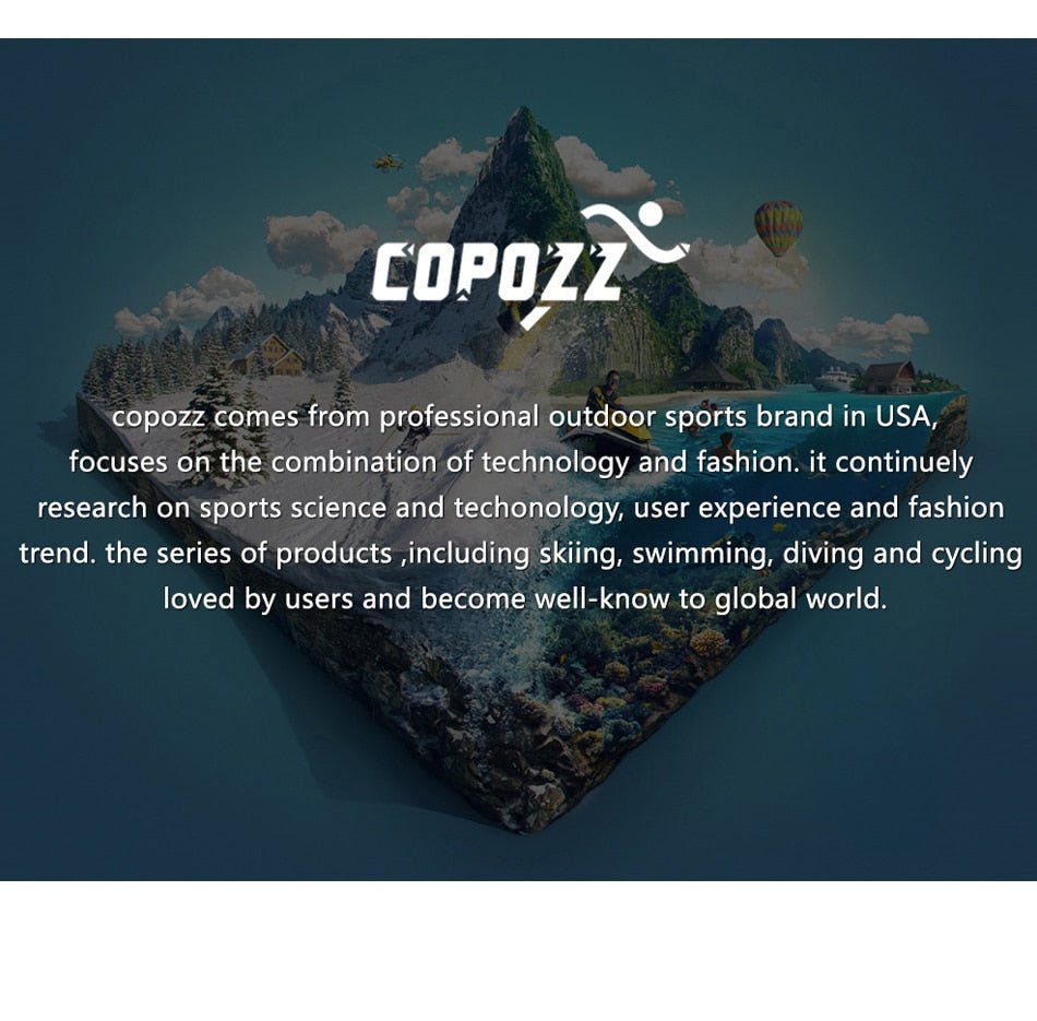COPOZZ Anti Fog Snowboard Ski Goggles Mask image 22