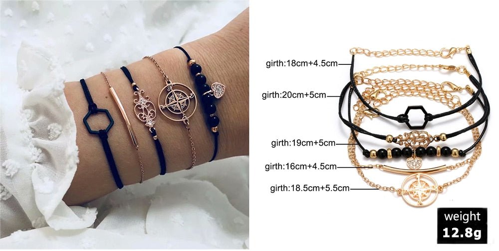 Turtle Heart Pearl Wave LOVE Crystal Marble Charm Bracelets for Women image 37