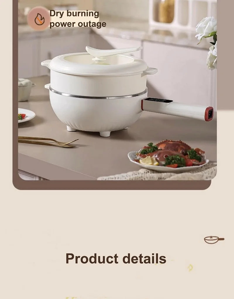 Smart Electric Multi-function Electric Pot Steamer Non-stick Fry Pan image 24