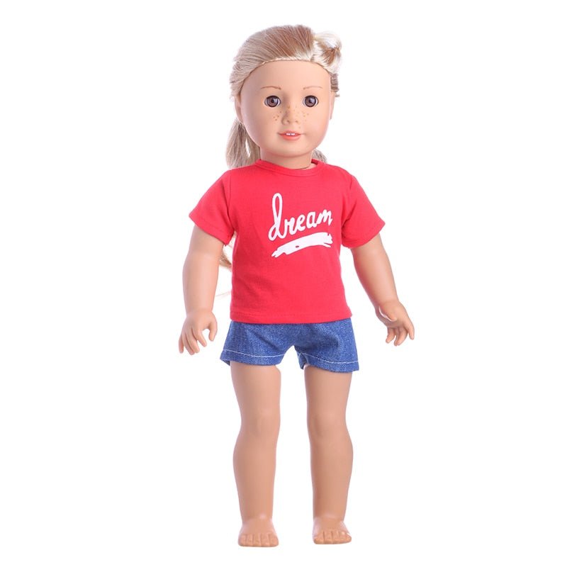 13 Styles Pajamas, Nightgown and Sleepwear Fit | 18 Inch American & 43CM Baby Doll Clothes Accessories image 51