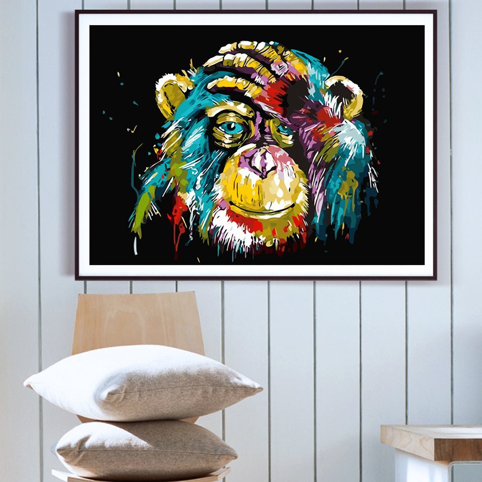 Oil Painting By Numbers Canvas Pictures Set Animals 50x40cm image 11