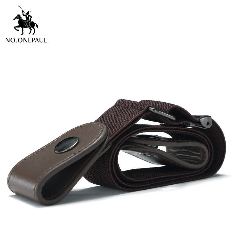 NO.ONEPAUL Jeans Women's punk style buckle-free belt | Slim Sports Trendy comfortable Elastic No-buckle Belt image 10