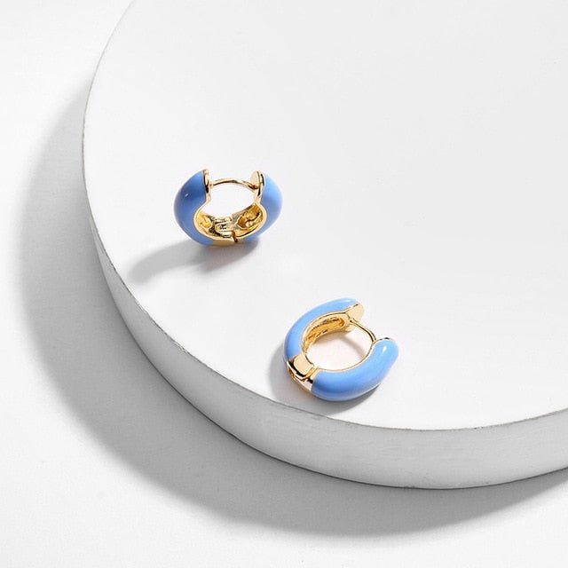 Bohemian Imitation Trendy Small Clip No-Piercing Earrings Cuff For Women and Girls - 2pcs Style 19 image