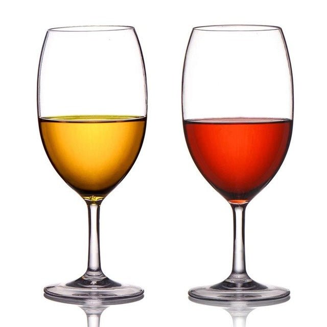 2Pcs Plastic Unbreakable Cocktail Wine Glasses - 525ml image