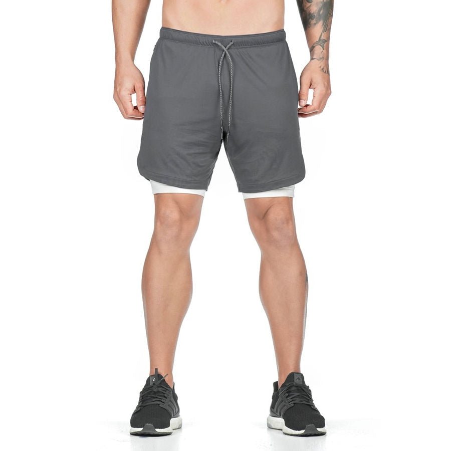 Mens 2 in 1 Running Jogging and Leisure Shorts image 27